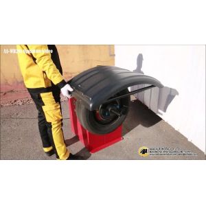 Quality AA4C garage equipments tire service machine Semi-Automatic wheel balancer tyre balancing machine tyre balancing AA-WB291 for sale