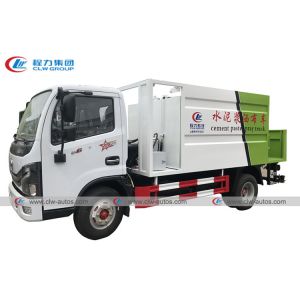 China LHD Dongfeng 4x2 5M3 Cement Paste Spray Truck on sale