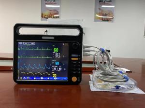 China ECG NIBP SPO2 Modular Patient Monitor , ICU Vitals Monitor For Cardiac Monitoring on sale