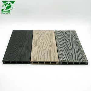 Easy Install Composite Hollow Wood Plastic Decking