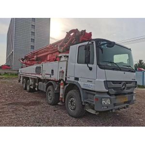 2012 Putzmeister Used Concrete Pump Truck 56m Truck Mounted Pump Mercedes Benz