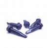 Purple Ruspert Serration Knurled Hex Head Self Drilling Screws Stainless Steel 410 BSD Thread for sale
