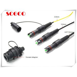 IP67 Waterproof Military Outdoor Fiber Patch Cable For Passive Optical Networks