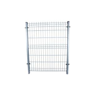 Rectangle Post PE Coating 50*200mm Wire Mesh Security Fence