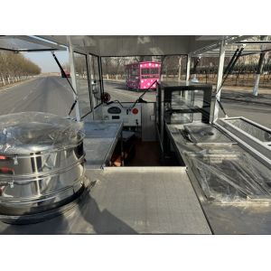 220 Volts Electric Pinnacle Bus Fod cart for Breakfast with customisable colour