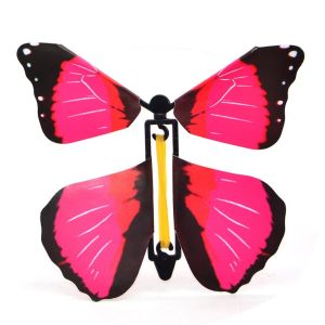 10Pcs Cartoon Birthday Card Surprise Flying Butterfly Change Freedom 4.5*3.9
