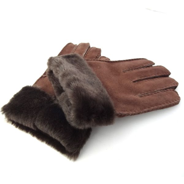 Factory Cheap Fur Gloves Buyer Leather Gloves for Woman
