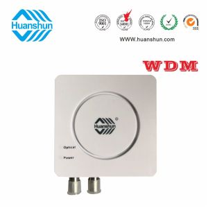 Huanshun Wdm Double Output FTTH Optical Receiver 2X78dBm two ways