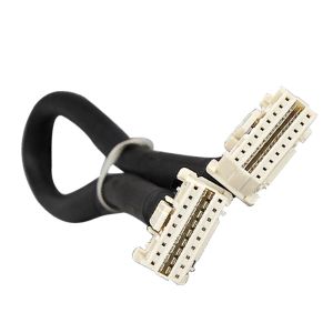 customized 9pin wiring harness auto electrical cables wire harness assembly