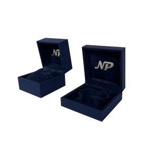 Bright Blue Luxury Jewelry Packaging Boxes Paper Costume Jewelry Box