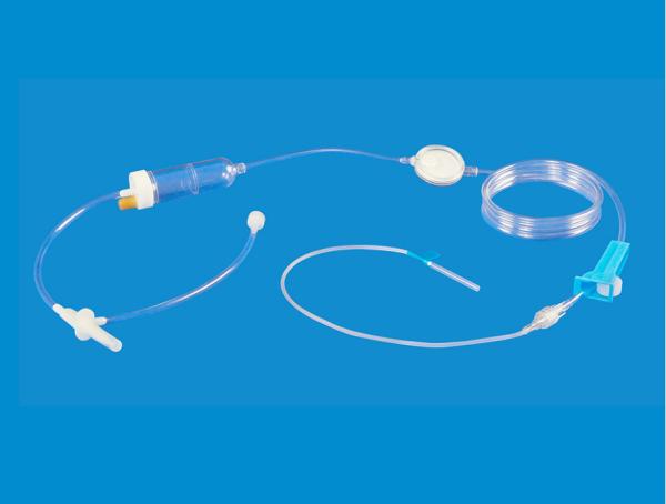 Buy 5μm 3μm 2μm Precise Filter Disposable Infusion Set With Needle Luer Lock at wholesale prices