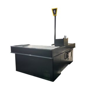 High Durability Cold Rolled Steel Checkout Counter With Customizable Length