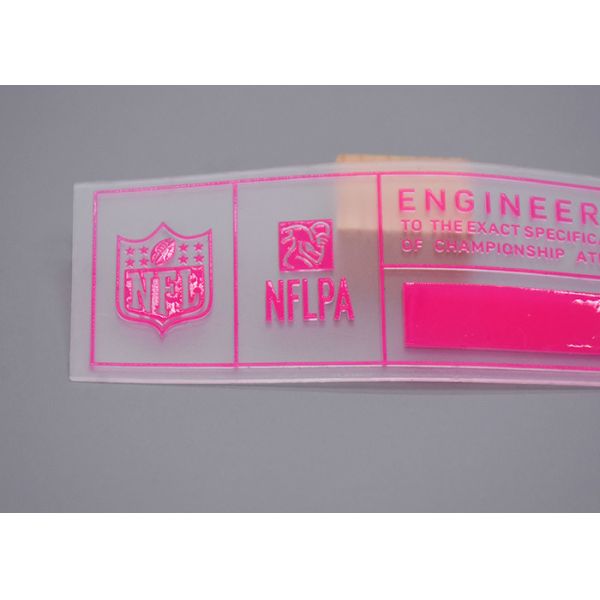 Customized Transparent TPU Printing Shiny Silicone Logo For Clothing