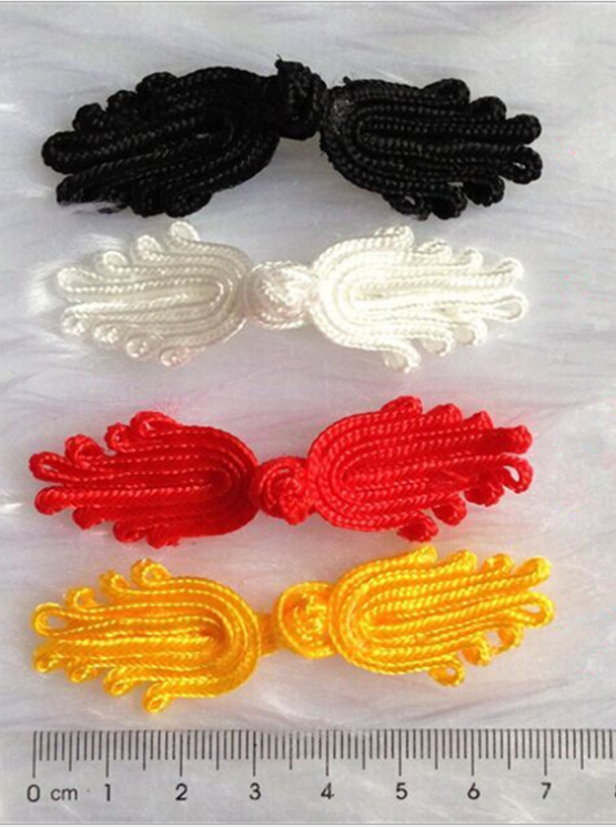 209 fashion red woven button for women clothing, Chinese knot for garment