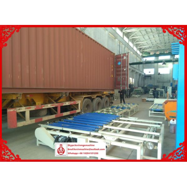 MgO Board Production Line , Fully Auto Mixing System Gypsum Board Manufacturing