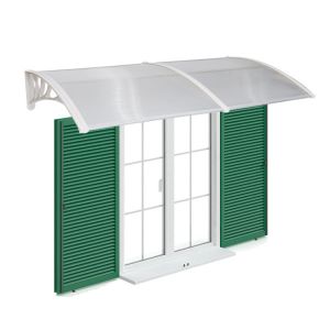 Lightweight 240cm Polycarbonate Window Door Awning