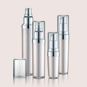 Double Wall Looking Inner PP Empty Plastic Pump Bottles GR206A