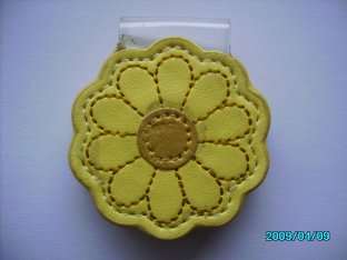 Custom PU / PVC personlized Leather Money Clip with polybag