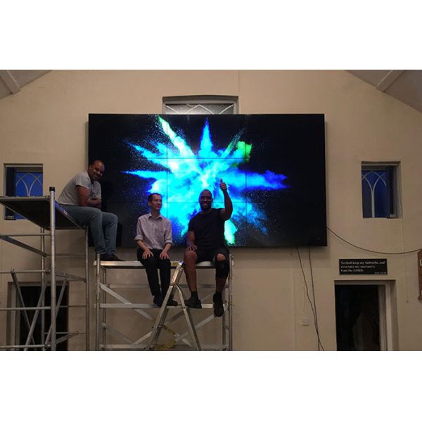 DVI VGA Samsung 4x4 46 Inch 3.5mm Bezel seamless video wall