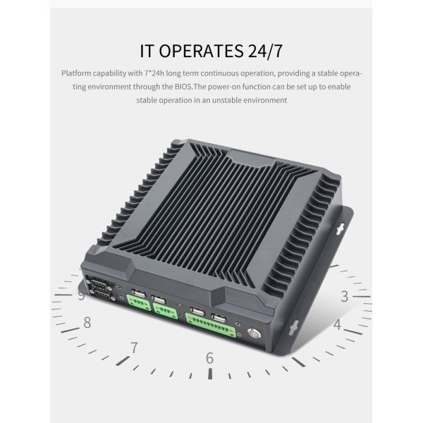I3 I5 I7 J1900 J1800 Small Mini Dual Network Fanless Industrial PC