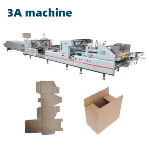 CQT-1300 Automatic Corrugated Box Pasting Machine for 4 6 Corner Folding and