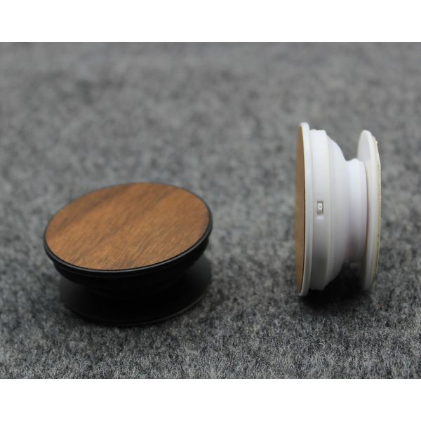 Cherry / Walnut Wood Airbag Phone Holder Custom Logo and Design Supported