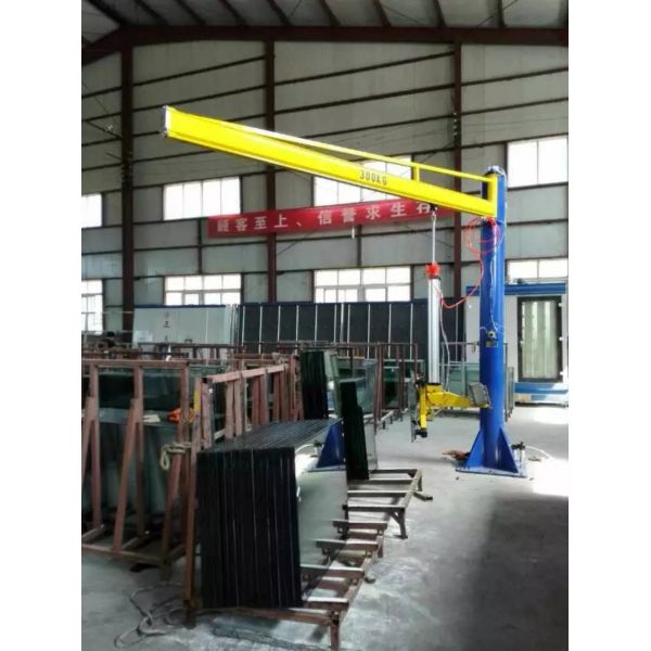 High Efficient Vacuum Hoist Lifting Systems / Glass Vacuum Lifter Jib Crane