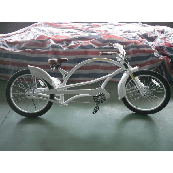 Aluminum Rim 24"x3.0 CE American Long Hi-Ten Steel Frame Chopper Beach Cruiser Bicycle