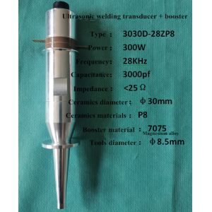 Quality 300w 28k Piezoelectric Ceramic Transducer For Welding Machine for sale