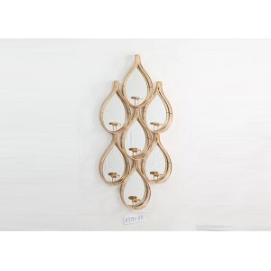 China Metal Teardrops Frame Sconce Candle Holder on sale