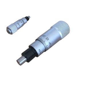 Quality ±0.0002&quot; Accuracy 0-0.25&quot; Range Small Micrometer Head With Plain Stem And Spherical Measuring Face for sale