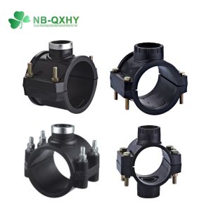 Direct Connection NB-QXHY Pipe Clamp Saddle Fitting PP Compression Fitting for