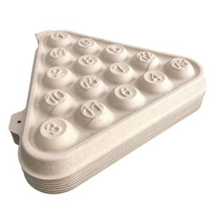 Oilproof Biodegradable Paper Packaging , Protective Molded Pulp Inserts