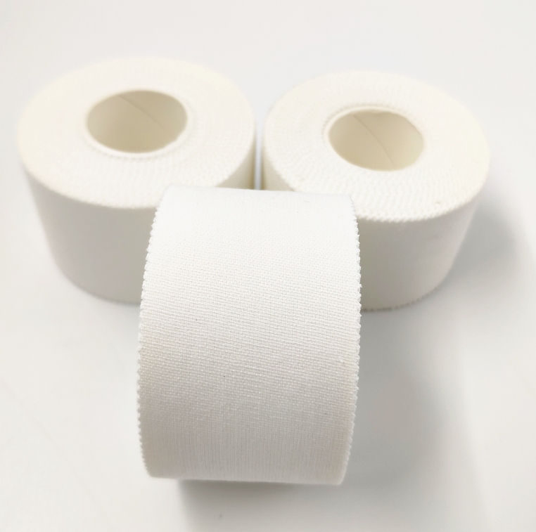 White Cotton rigid tape adhesive rigid strapping tape rayon sports tape