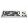 Splash Resistant Stainless Steel Keyboard 64 Illuminated Keys With Trackball / Backlit for sale