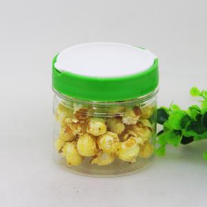 400ml Flip Top Plastic Easy Open Lid Dried Food Jars With Labeling LOGO