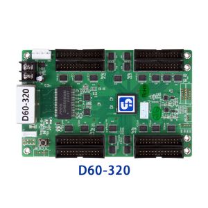 China Sysolution receiving card D60-320, 8HUB320 ports support P1.538,P1.667 modules on sale