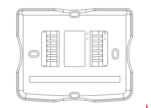 24V Wireless Room PTAC WIFI TUYA Thermostat with LCD Display and HEAT/COOL Style