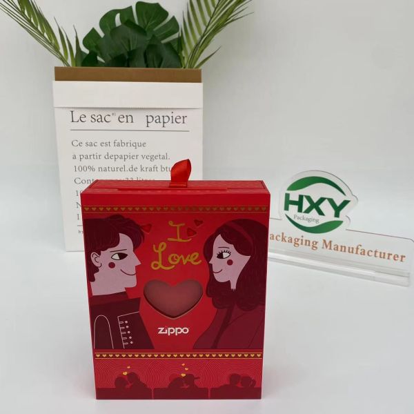 Custom Wholesale Unique Styling Two Drawers Packaging Boxes Valentines Day