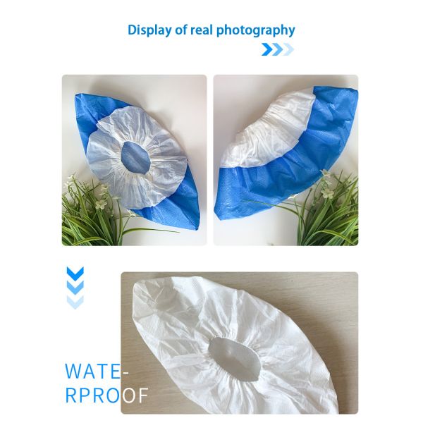 1000pcs One Carton Disposable Pp Non Woven Anti-skid Shoe Cover Anti Slip Boot Covers - Buy Safety Shoes Cover