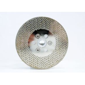 Star Dotted Electroplated Diamond Blade Cutting With Good Running Balance