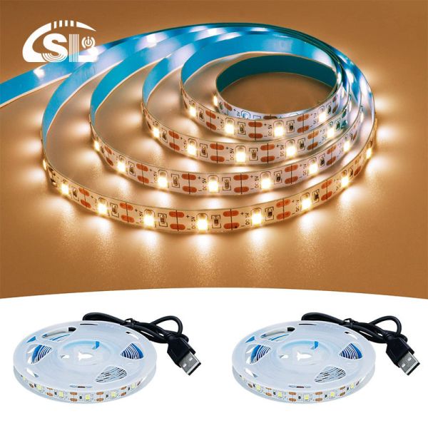 Buy Dimmer Support 5v 8mm 120leds 3000K Warm White Flexible Electroplate Led Strip Light at wholesale prices