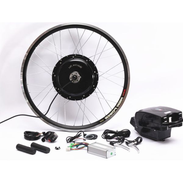 Easy Installation Electric Bicycle Conversion Kit With Battery Efficient Brushless Motor