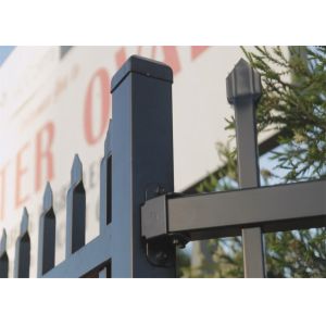 Quality The Secura Top tubular Powder Coated Steel Garrison Security Fencing for sale