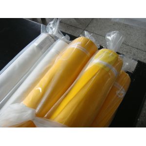 White 100% Polyester Screen Printing Mesh 34 Micron Diameter 24N Tension