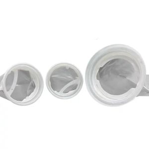 High Temperature Filter Bags Sock with Plastic Ring 15 25 100 500 Micron Nylon