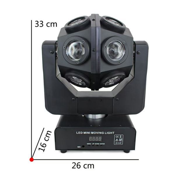 Buy DMX512 RGBW 4in1 12*10W  Moving Head Light AC110-220V 50/60Hz at wholesale prices