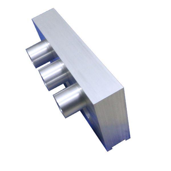 Aluminum Surface Grinding Fixtures Parts , 0.01mm Anodized Milling Machine