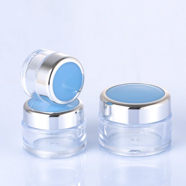 ODM Cream Packaging Jar , 15g Plastic Decorative Jars 40mm Width