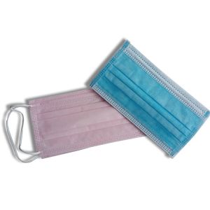 Three Ply Face Mask Surgical Disposable , Dust Protection Mask Bacterial